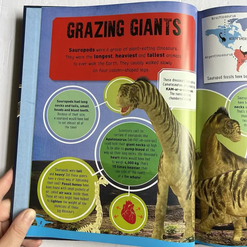 Dinosaur Infosaurus Gigantic Dinosaurs The Age of Dinosaurs Hardcover Book Set